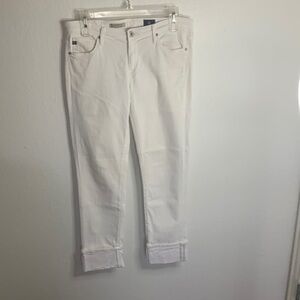 AG Antonio Goldschmied White Jeans 28